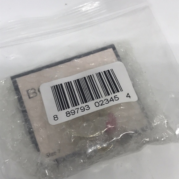 BCBGENERATION Goldtone Emoji Stacked Ring NWT - Picture 3 of 10